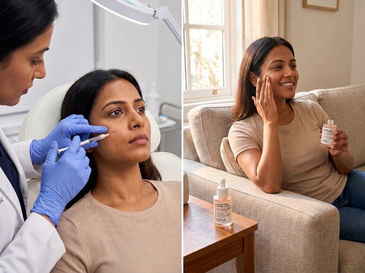 Clinic versus at home